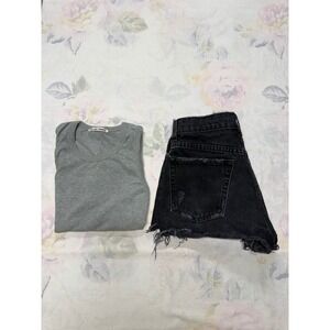 REFORMATION WOMENS BUNDLE LOT OF TWO SIZE 26 & XS